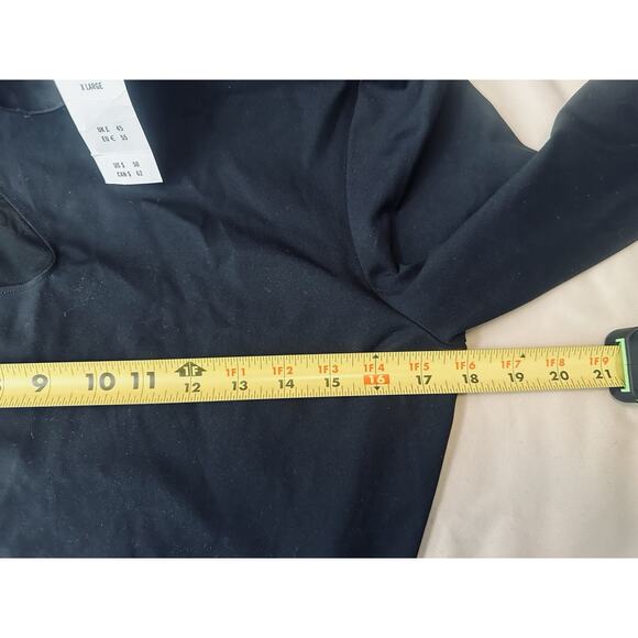 NWT Abercrombie Mesh Black Bodysuit Soft Collection Size XL - Picture 7 of 7